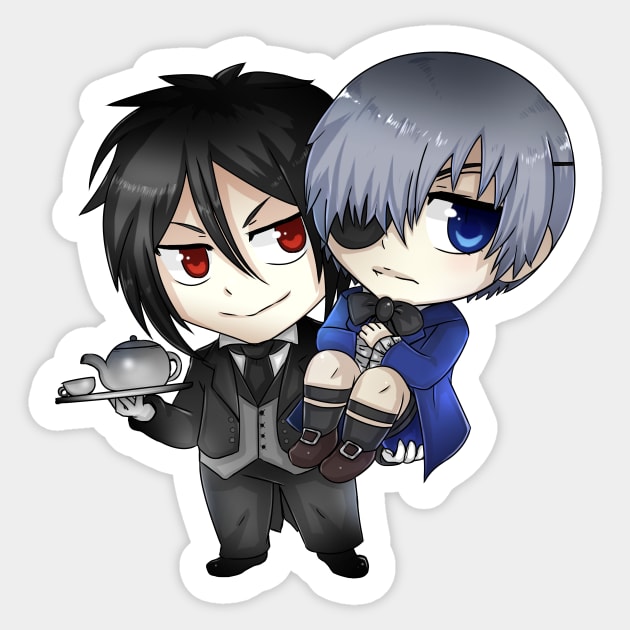 Demon Butler Sticker by Yunuyei's Store